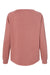 Independent Trading Co. PRM2000 Womens California Wave Wash Crewneck Sweatshirt Dusty Rose Flat Back