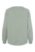 Independent Trading Co. PRM2000 Womens California Wave Wash Crewneck Sweatshirt Sage Green Flat Back