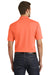 Port Authority K110 Mens Dry Zone Moisture Wicking Short Sleeve Polo Shirt Coral Splash Model Back