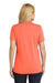 Port Authority LK110 Womens Dry Zone Moisture Wicking Short Sleeve Polo Shirt Coral Splash Model Back