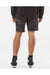 Independent Trading Co. IND20SRT Mens Fleece Shorts w/ Pockets Black Camo Model Back