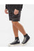 Independent Trading Co. IND20SRT Mens Fleece Shorts w/ Pockets Black Camo Model Side