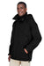 North End 88007 Mens 3-in-1 Water Resistant Full Zip Hooded Jacket Black Model 3q