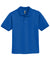 Gildan 8800B/G880B Youth DryBlend Moisture Wicking Short Sleeve Polo Shirt Royal Blue Flat Front