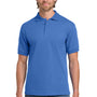 Gildan Mens DryBlend Moisture Wicking Short Sleeve Polo Shirt - Carolina Blue