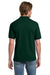 Gildan 8800/G880 Mens DryBlend Moisture Wicking Short Sleeve Polo Shirt Forest Green Model Back