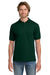 Gildan 8800/G880 Mens DryBlend Moisture Wicking Short Sleeve Polo Shirt Forest Green Model Front