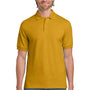 Gildan Mens DryBlend Moisture Wicking Short Sleeve Polo Shirt - Gold