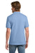 Gildan 8800/G880 Mens DryBlend Moisture Wicking Short Sleeve Polo Shirt Light Blue Model Back