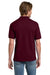 Gildan 8800/G880 Mens DryBlend Moisture Wicking Short Sleeve Polo Shirt Maroon Model Back