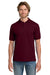 Gildan 8800/G880 Mens DryBlend Moisture Wicking Short Sleeve Polo Shirt Maroon Model Front