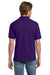 Gildan 8800/G880 Mens DryBlend Moisture Wicking Short Sleeve Polo Shirt Purple Model Back