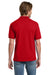 Gildan 8800/G880 Mens DryBlend Moisture Wicking Short Sleeve Polo Shirt Red Model Back