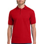 Gildan Mens DryBlend Moisture Wicking Short Sleeve Polo Shirt - Red