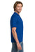 Gildan 8800/G880 Mens DryBlend Moisture Wicking Short Sleeve Polo Shirt Royal Blue Model Side