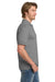 Gildan 8800/G880 Mens DryBlend Moisture Wicking Short Sleeve Polo Shirt Sport Grey Model Side