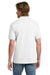 Gildan 8800/G880 Mens DryBlend Moisture Wicking Short Sleeve Polo Shirt White Model Back