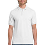 Gildan Mens DryBlend Moisture Wicking Short Sleeve Polo Shirt - White