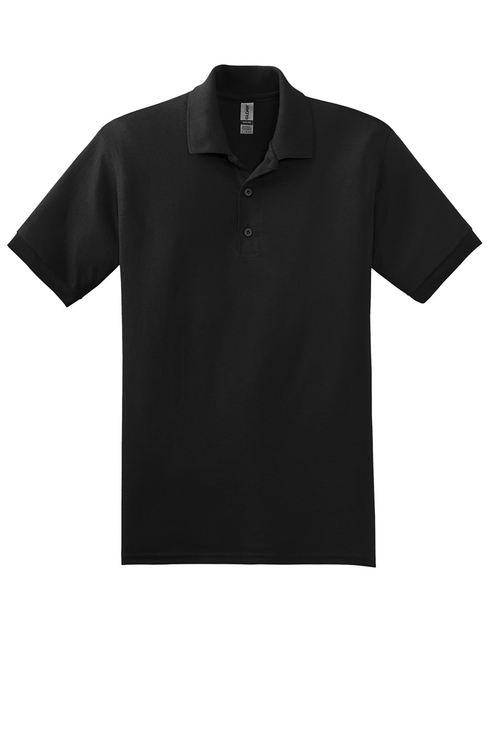 Gildan 8800/G880 Mens DryBlend Moisture Wicking Short Sleeve Polo Shirt Black Flat Front