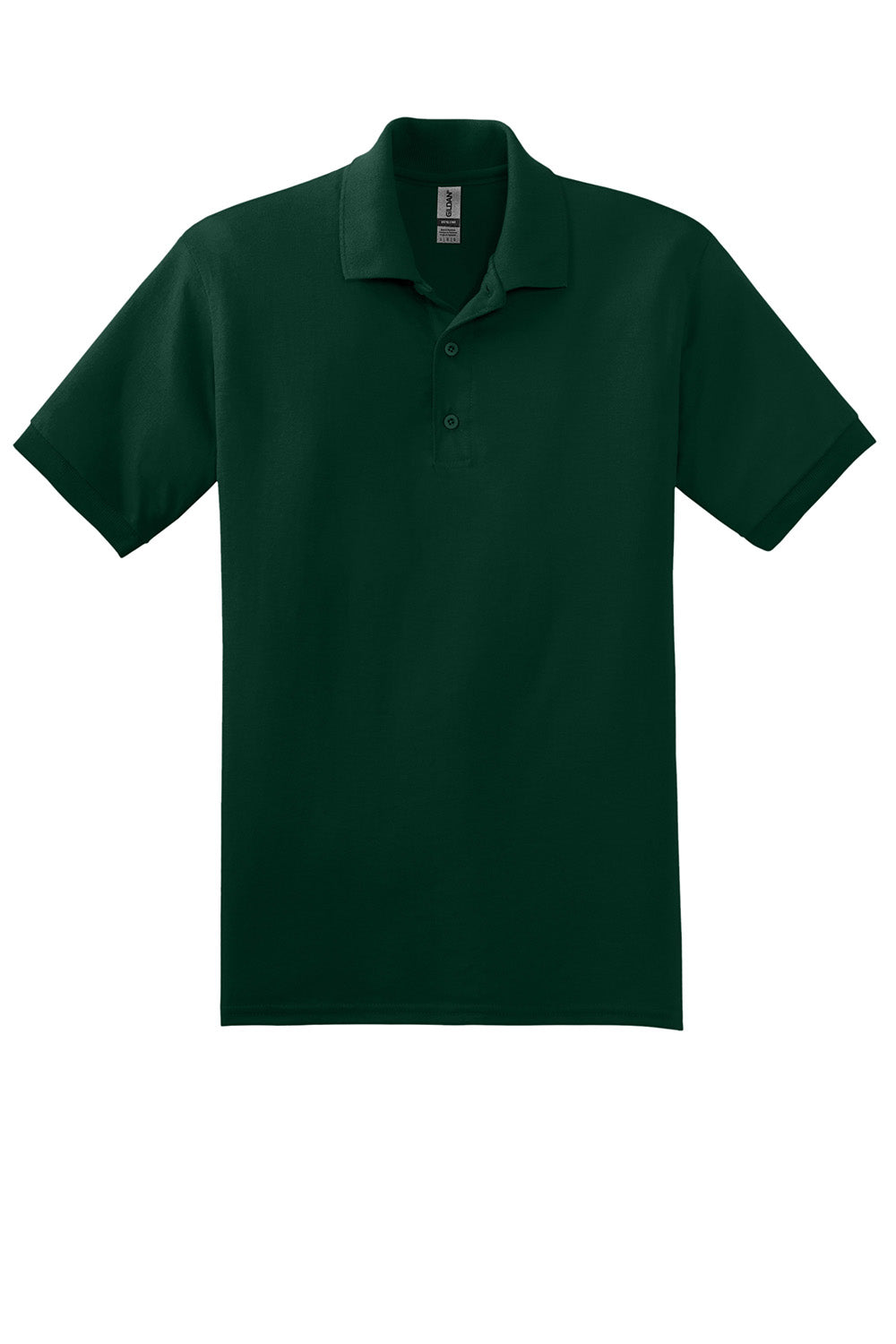 Gildan 8800/G880 Mens DryBlend Moisture Wicking Short Sleeve Polo Shirt Forest Green Flat Front