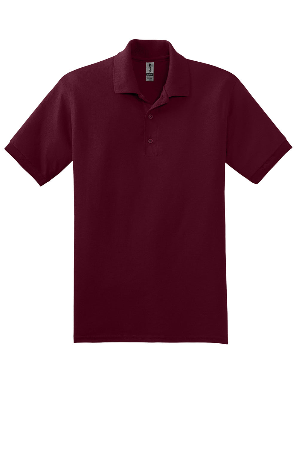 Gildan 8800/G880 Mens DryBlend Moisture Wicking Short Sleeve Polo Shirt Maroon Flat Front