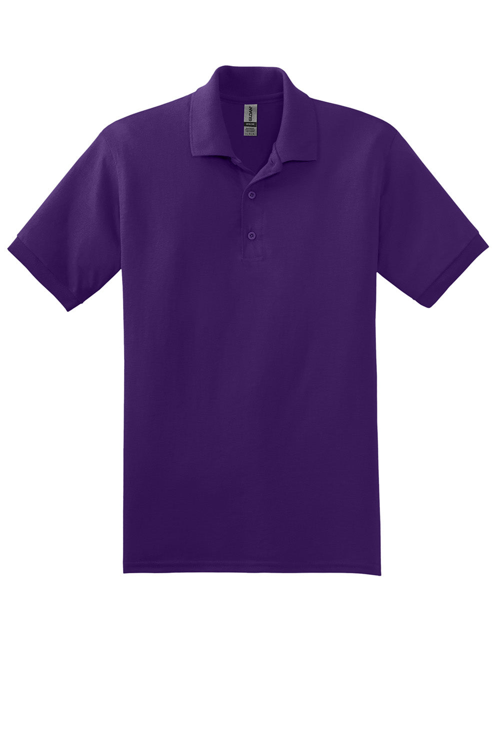 Gildan 8800/G880 Mens DryBlend Moisture Wicking Short Sleeve Polo Shirt Purple Flat Front