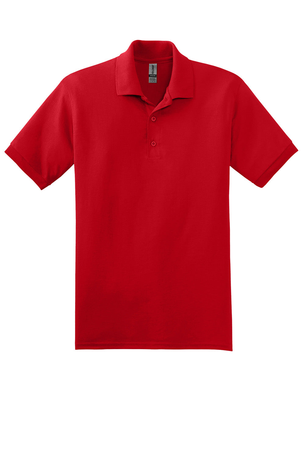 Gildan 8800/G880 Mens DryBlend Moisture Wicking Short Sleeve Polo Shirt Red Flat Front