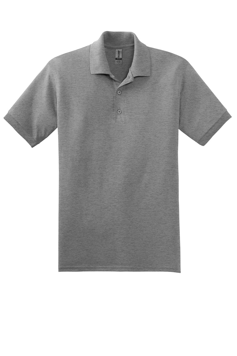 Gildan 8800/G880 Mens DryBlend Moisture Wicking Short Sleeve Polo Shirt Sport Grey Flat Front