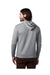 Alternative 8804PF Mens Eco Cozy Fleece Hooded Sweatshirt Hoodie Heather Grey Model Back