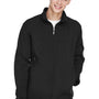 North End Mens Performance Water Resistant Full Zip Jacket - Black