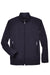 North End 88099 Mens Performance Water Resistant Full Zip Jacket Midnight Navy Blue Flat Front