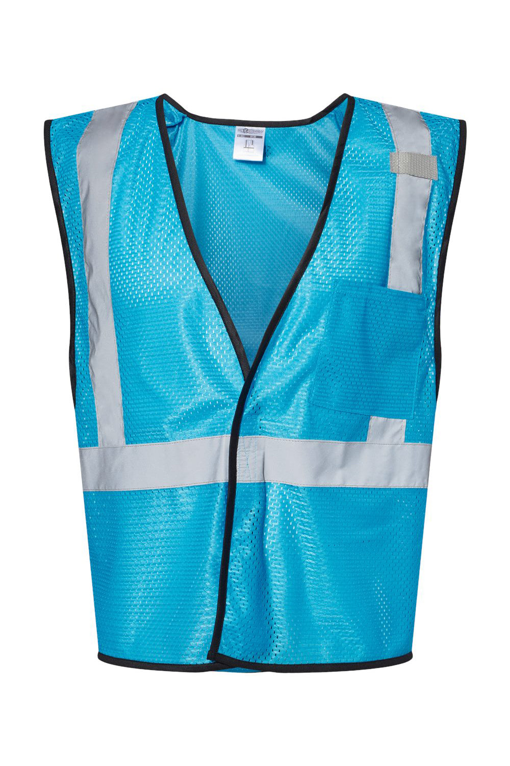 Kishigo B120-131 Mens EV Series Enhanced Visibility Non-ANSI Vest Electric Blue Flat Front