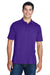 Core 365 88181/88181T Mens Origin Performance Moisture Wicking Short Sleeve Polo Shirt Campus Purple Model Front