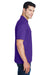 Core 365 88181/88181T Mens Origin Performance Moisture Wicking Short Sleeve Polo Shirt Campus Purple Model Side