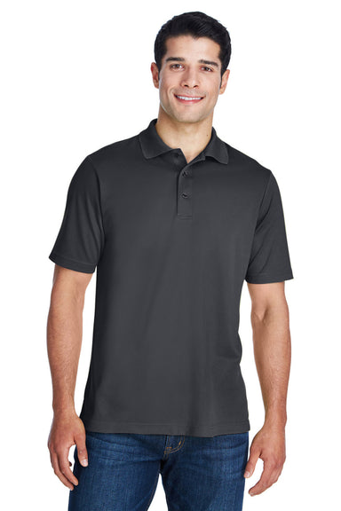 Core 365 88181/88181T Mens Origin Performance Moisture Wicking Short Sleeve Polo Shirt Carbon Grey Model Front