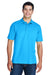 Core 365 88181/88181T Mens Origin Performance Moisture Wicking Short Sleeve Polo Shirt Electric Blue Model Front