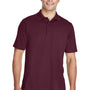 Core 365 Mens Origin Performance Moisture Wicking Short Sleeve Polo Shirt - Burgundy