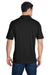 Core 365 88181/88181T Mens Origin Performance Moisture Wicking Short Sleeve Polo Shirt Black Model Back