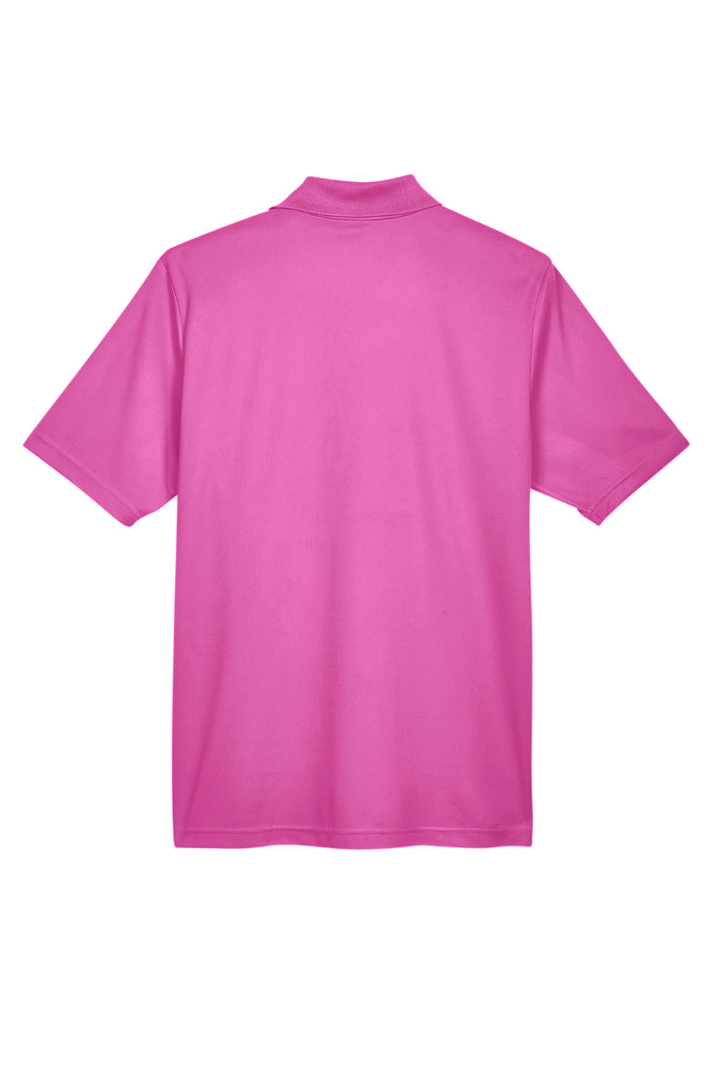 Core 365 88181/88181T Mens Origin Performance Moisture Wicking Short Sleeve Polo Shirt Charity Pink Flat Back