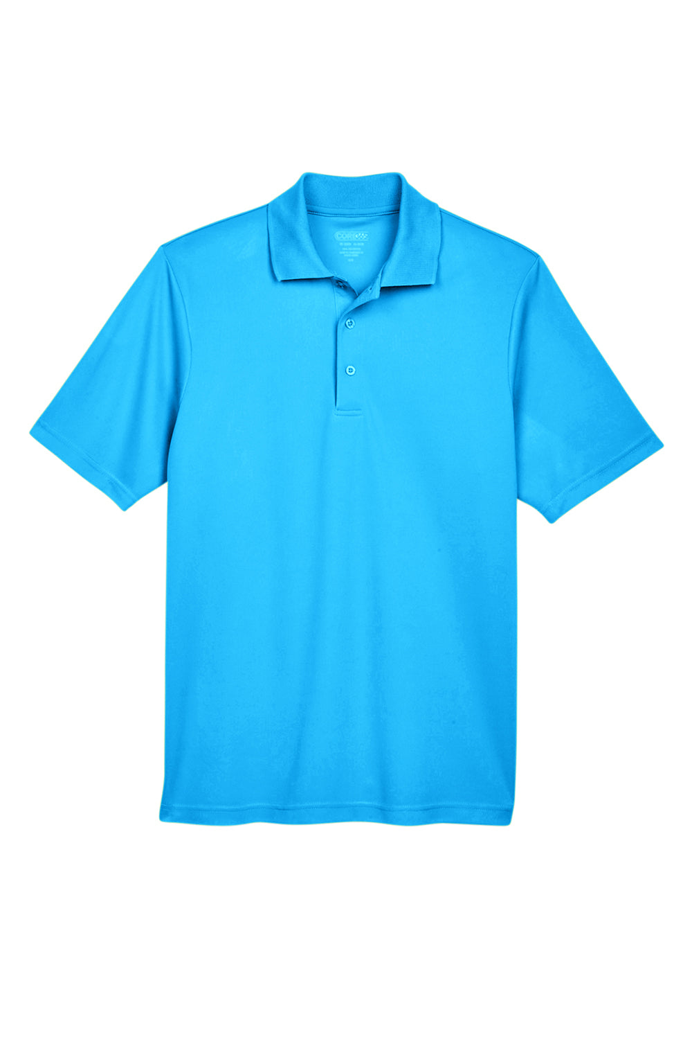 Core 365 88181/88181T Mens Origin Performance Moisture Wicking Short Sleeve Polo Shirt Electric Blue Flat Front