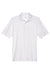 Core 365 88181/88181T Mens Origin Performance Moisture Wicking Short Sleeve Polo Shirt White Flat Front