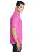 Core 365 88181/88181T Mens Origin Performance Moisture Wicking Short Sleeve Polo Shirt Charity Pink Model Side