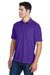 Core 365 88181/88181T Mens Origin Performance Moisture Wicking Short Sleeve Polo Shirt Campus Purple Model 3q