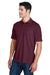 Core 365 88181/88181T Mens Origin Performance Moisture Wicking Short Sleeve Polo Shirt Burgundy Model 3q