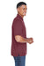 Core 365 88181P Mens Origin Performance Moisture Wicking Short Sleeve Polo Shirt w/ Pocket Burgundy Model Side