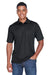 Core 365 88181P Mens Origin Performance Moisture Wicking Short Sleeve Polo Shirt w/ Pocket Black Model Front