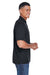 Core 365 88181P Mens Origin Performance Moisture Wicking Short Sleeve Polo Shirt w/ Pocket Black Model Side