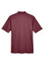 Core 365 88181P Mens Origin Performance Moisture Wicking Short Sleeve Polo Shirt w/ Pocket Burgundy Flat Back