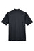 Core 365 88181P Mens Origin Performance Moisture Wicking Short Sleeve Polo Shirt w/ Pocket Black Flat Back