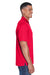 Core 365 88181P Mens Origin Performance Moisture Wicking Short Sleeve Polo Shirt w/ Pocket Classic Red Model Side